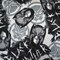 Gray-Multi Poly Marvel Black Panther Print Double Sided Fleece Knit Fabric By the Yard